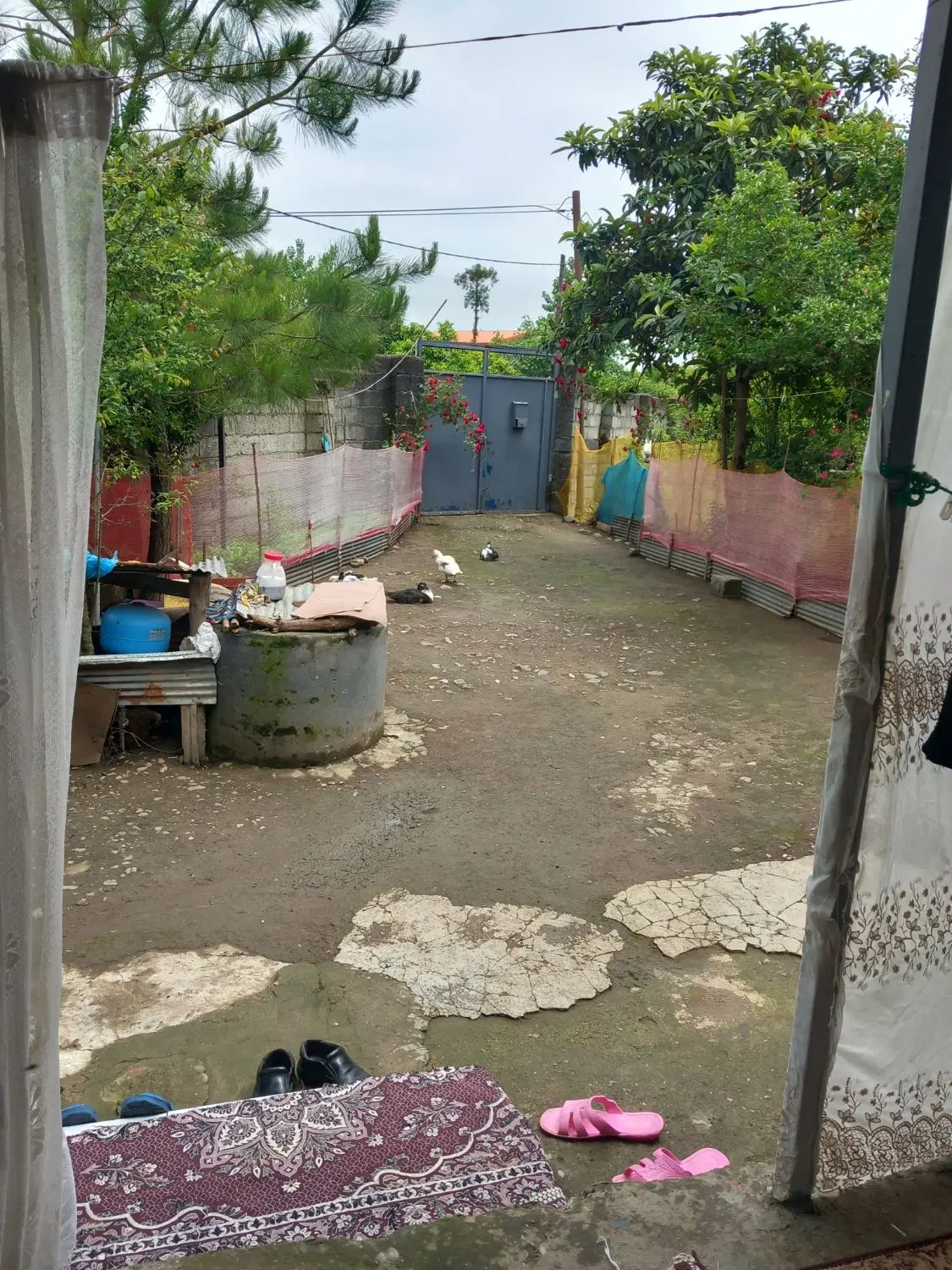 خانه سنتی روستایی  حیاط دار