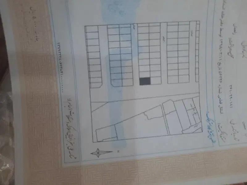 زمین ۲۶۶ متر پشت بیمارستان قطعه ۳۱۱