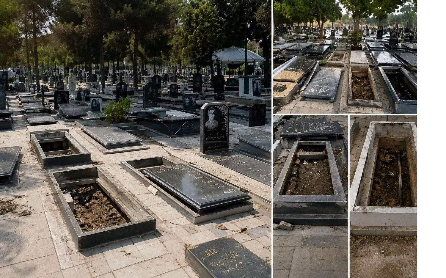 قبر دوطبقه دارالسلام قطعه....