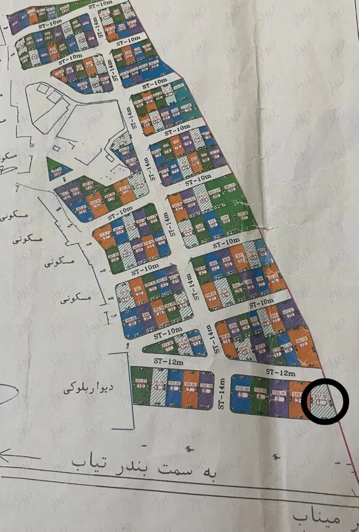 فروش زمین تجاری در روستای ماشهران