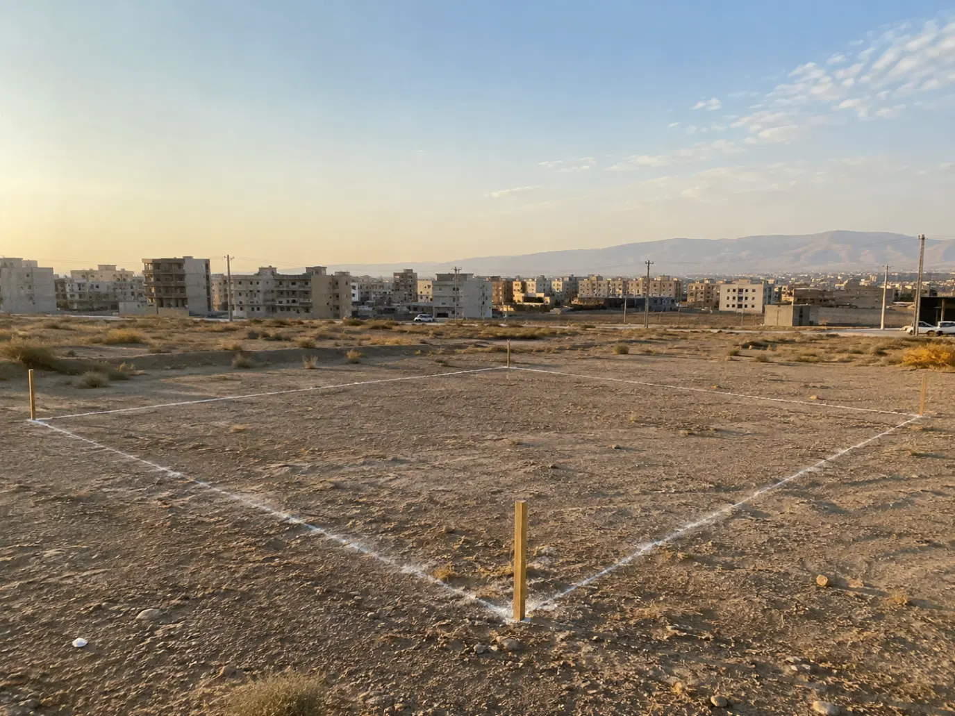 پردیس فاز ۳ زمین ۲۲۰ متری آب‌انجیرک دو قطعه