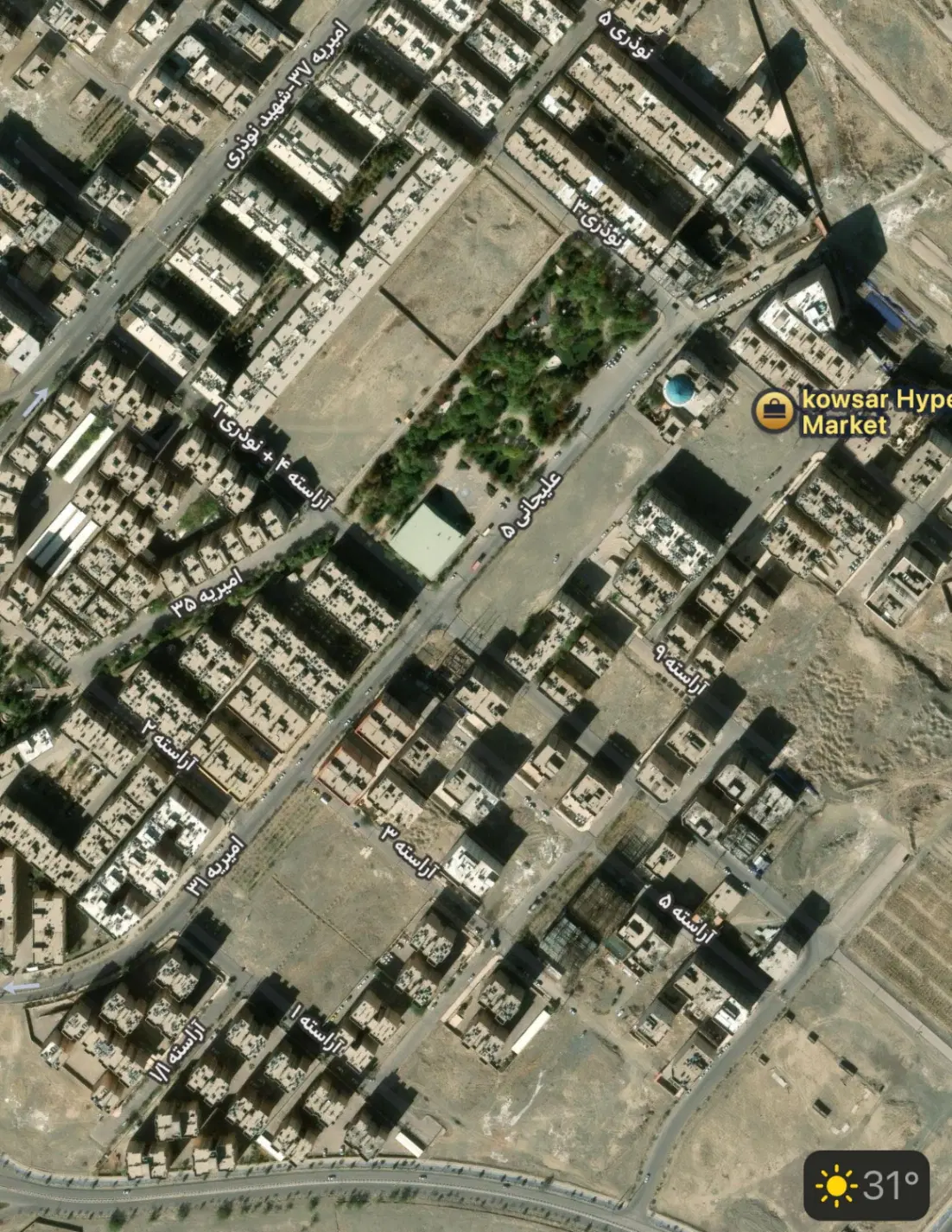 زمین دو کله ۴۸۰ متر امیریه ۳۱