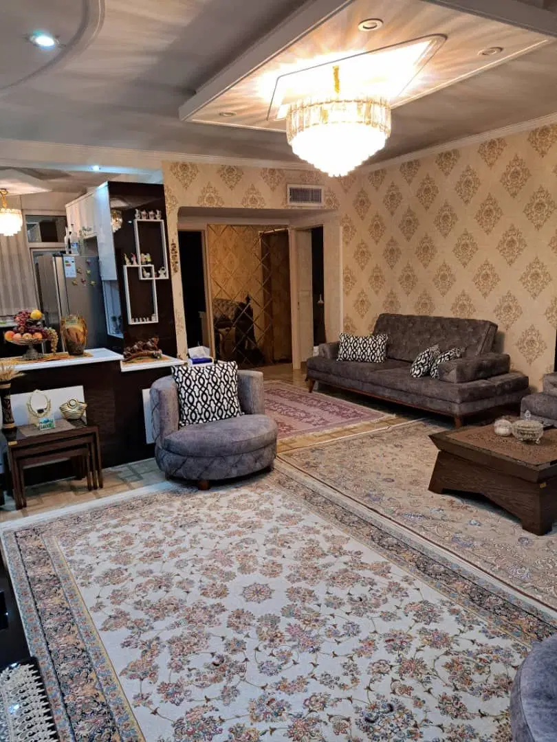 ۷۴ متر خوش نقشه بدون پرتی ۲ خواب