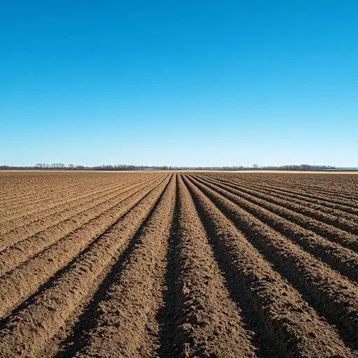زمین مزروعی برای کشت سیر