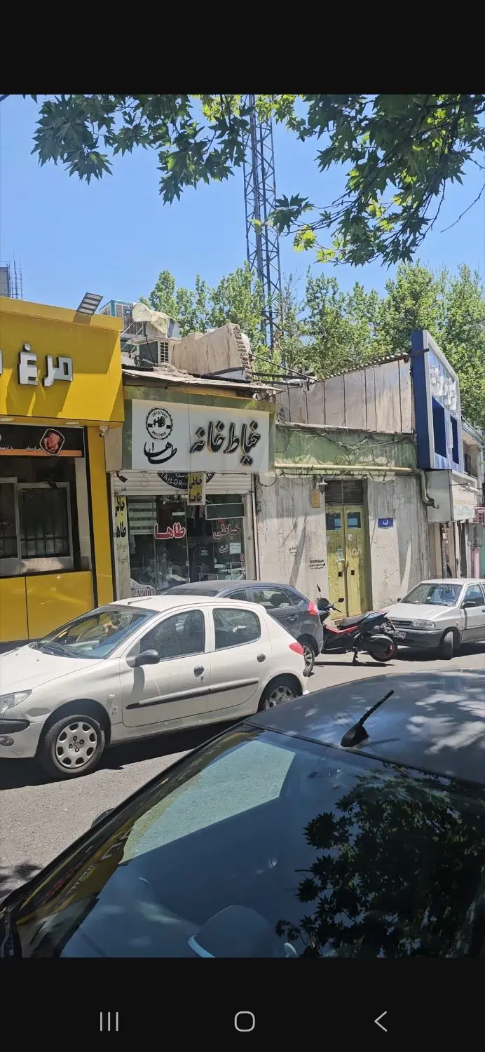 اجاره مغازه بر اصلی فرمانیه 23 متر کف 23 متر بالکن
