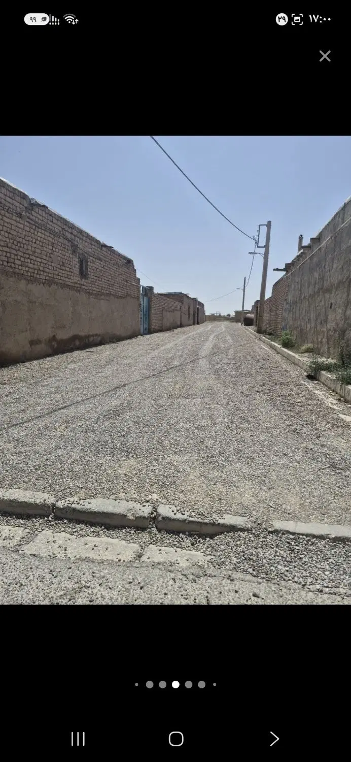 زمین مسکونی ۴دیواری داخل بافت