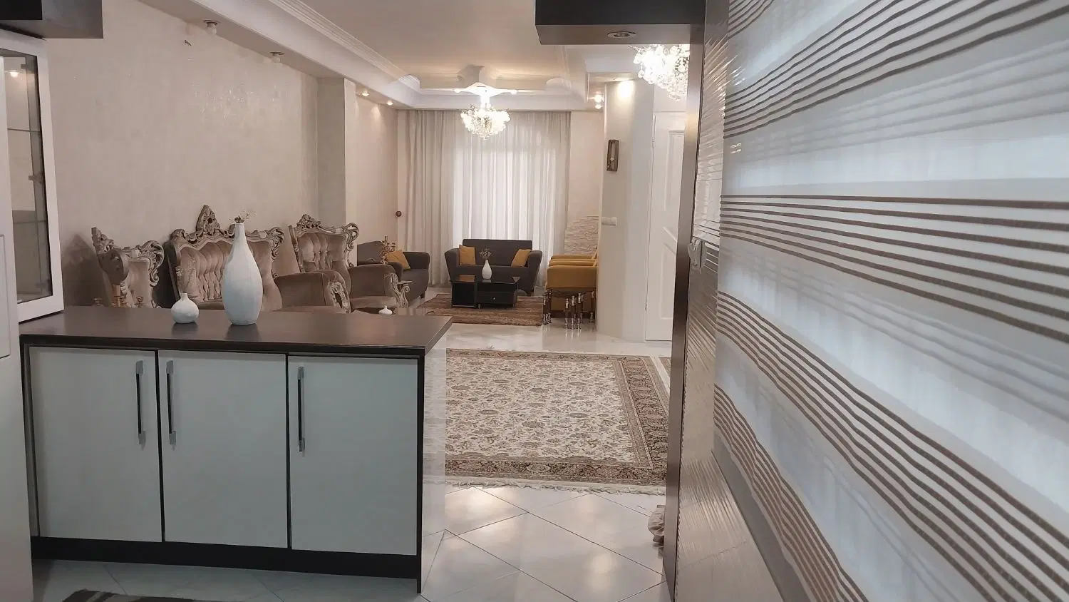 رهن اجاره آپارتمان ۱۲۰ متری جنت آباد جنوبی