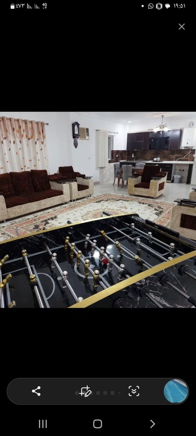 رهن ویلا مبله استخر دار.۱۲۰۰