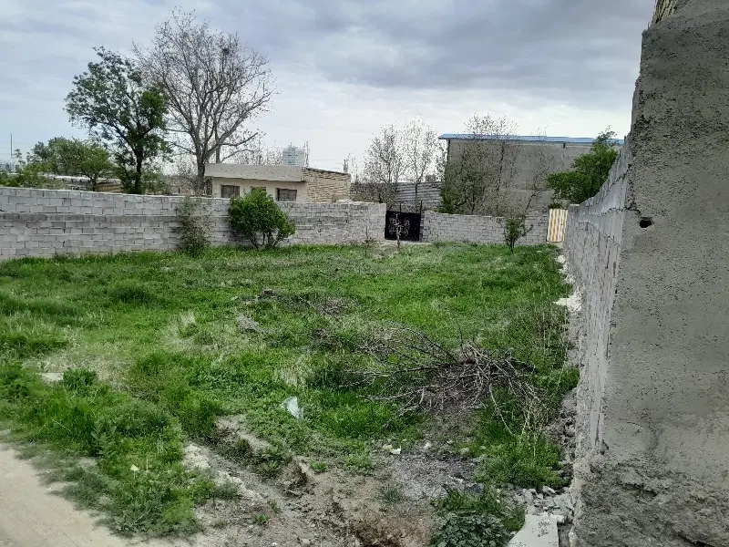 زمین باغی داخل جاده اصلی روستا