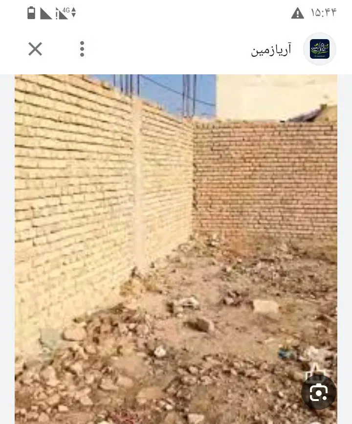۱۳۰متر زمین مسکونی چهار دیواری بافت روستا پلنگ دره