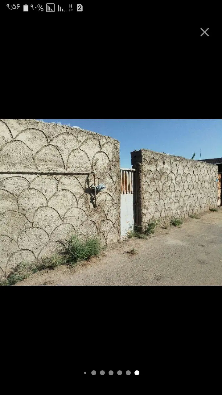 زمین ۴دیواری باسند مسکونی
