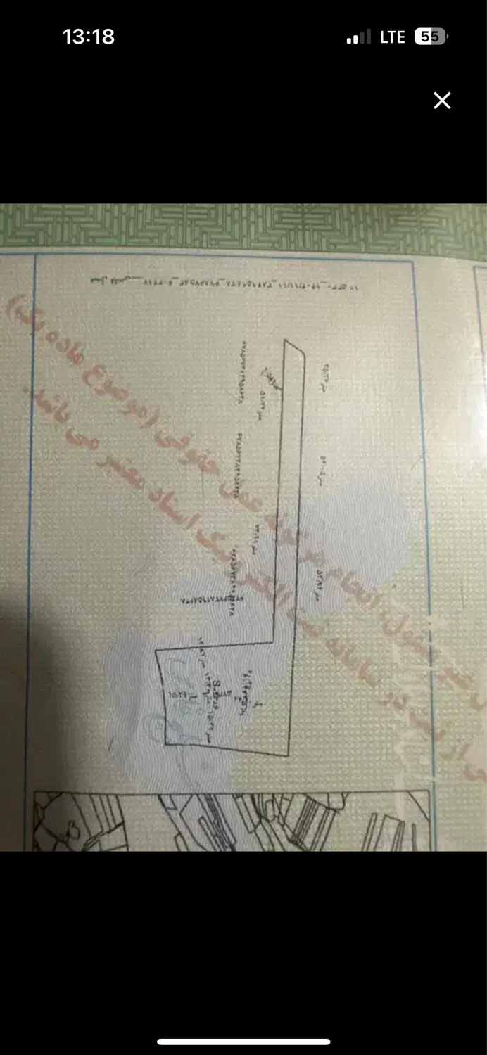 زمین دارای مجوز گلخانه و چاه آب