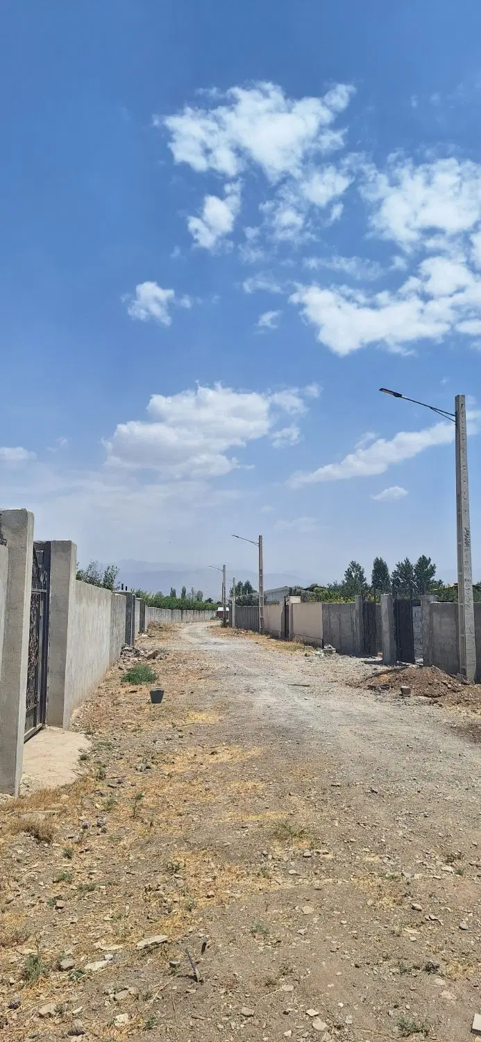 زمین سنددار چهاردیواری شهرکی نگهبانی ۲۴ساعته