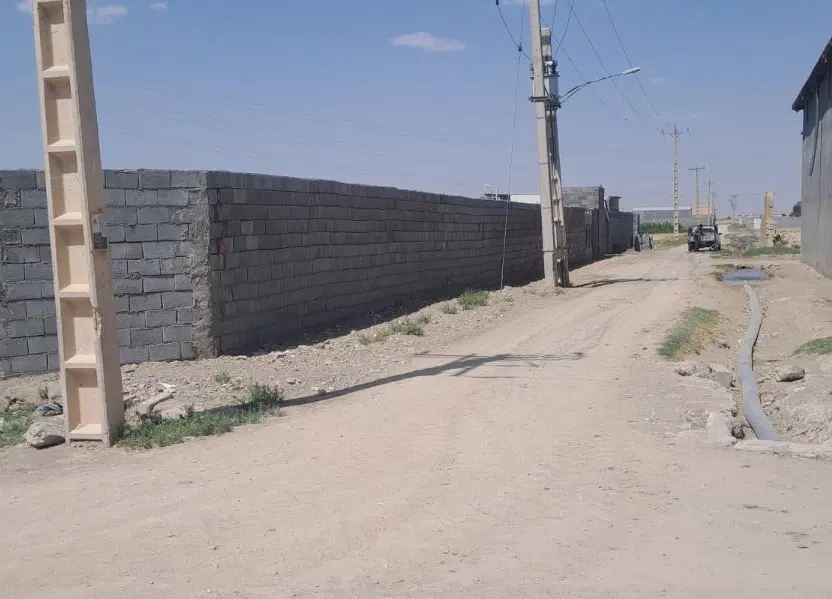 چهاردیواری باغی کارگاهی سوله استبل