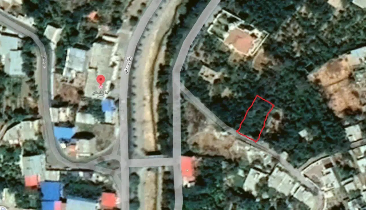 زمین باغ در قمصر