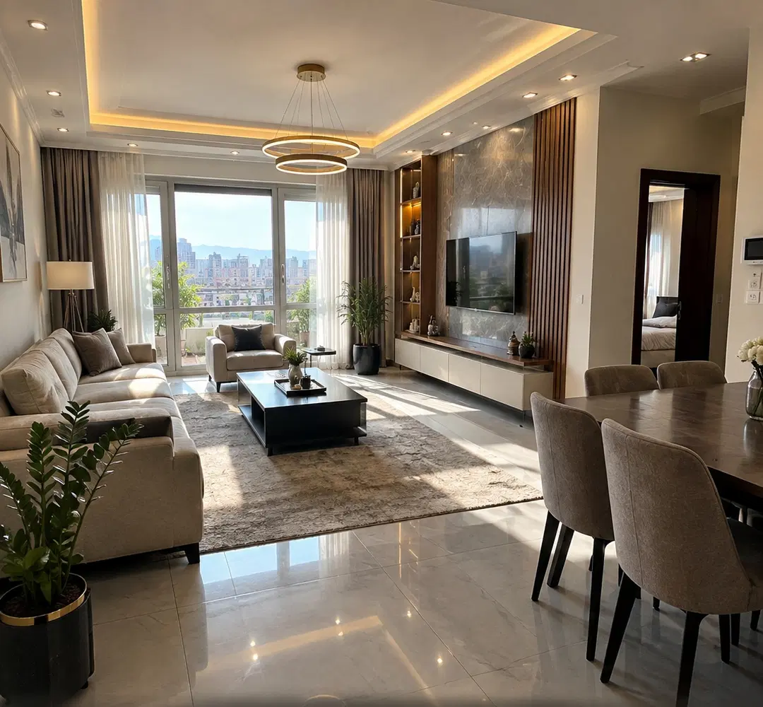 آپارتمان ۱۰۵ متری دوخواب تاپ لوکیشن مولانا ملکی