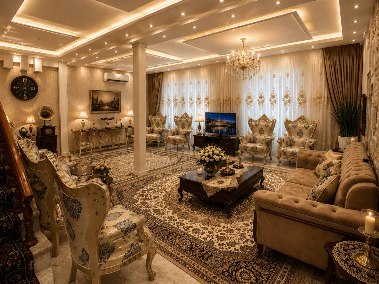 منزل ویلایی دو کله دو طبقه بزرگ خیابان یثربی