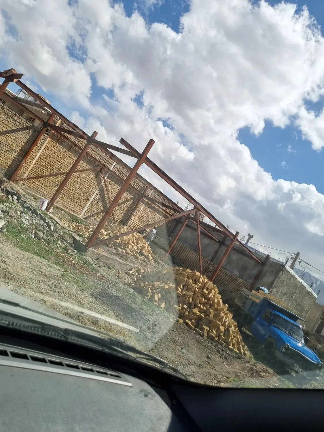 ۱۵۰متر اسکلت و دیوار چینی ۳خواب