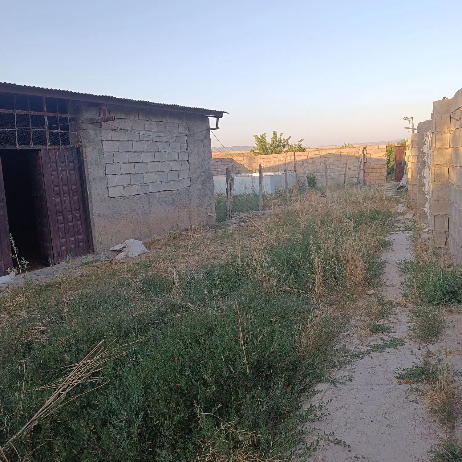 خانه باغ بر جاده اصلی روستای ساری میران آزادبخت