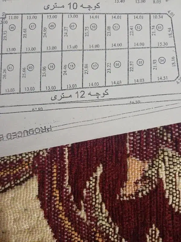 زمین مسکونی روبرو هتل باغ
