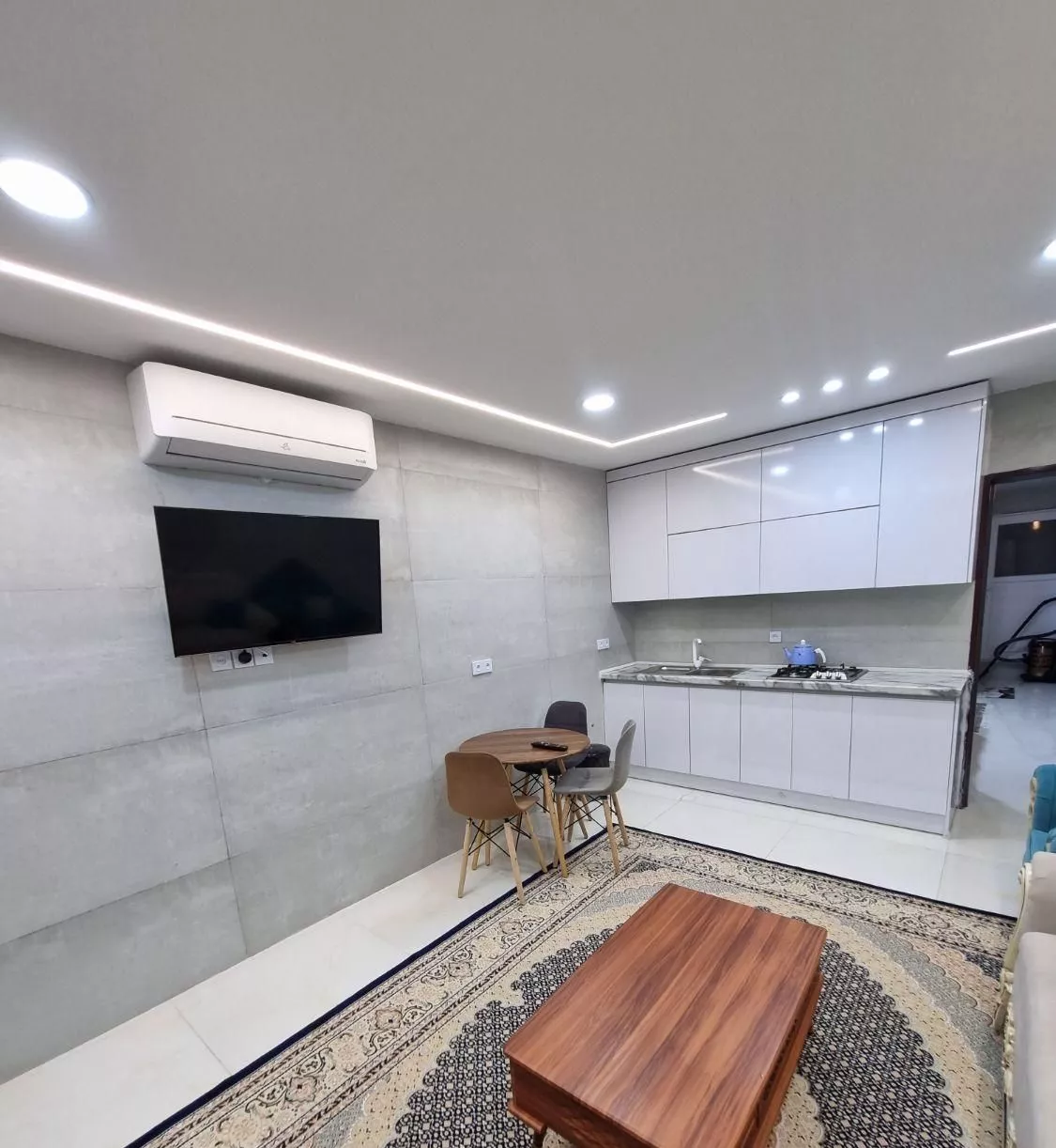اجاره منزل مبله تک خواب،سوئیت با پارکینگ مرکزشهر