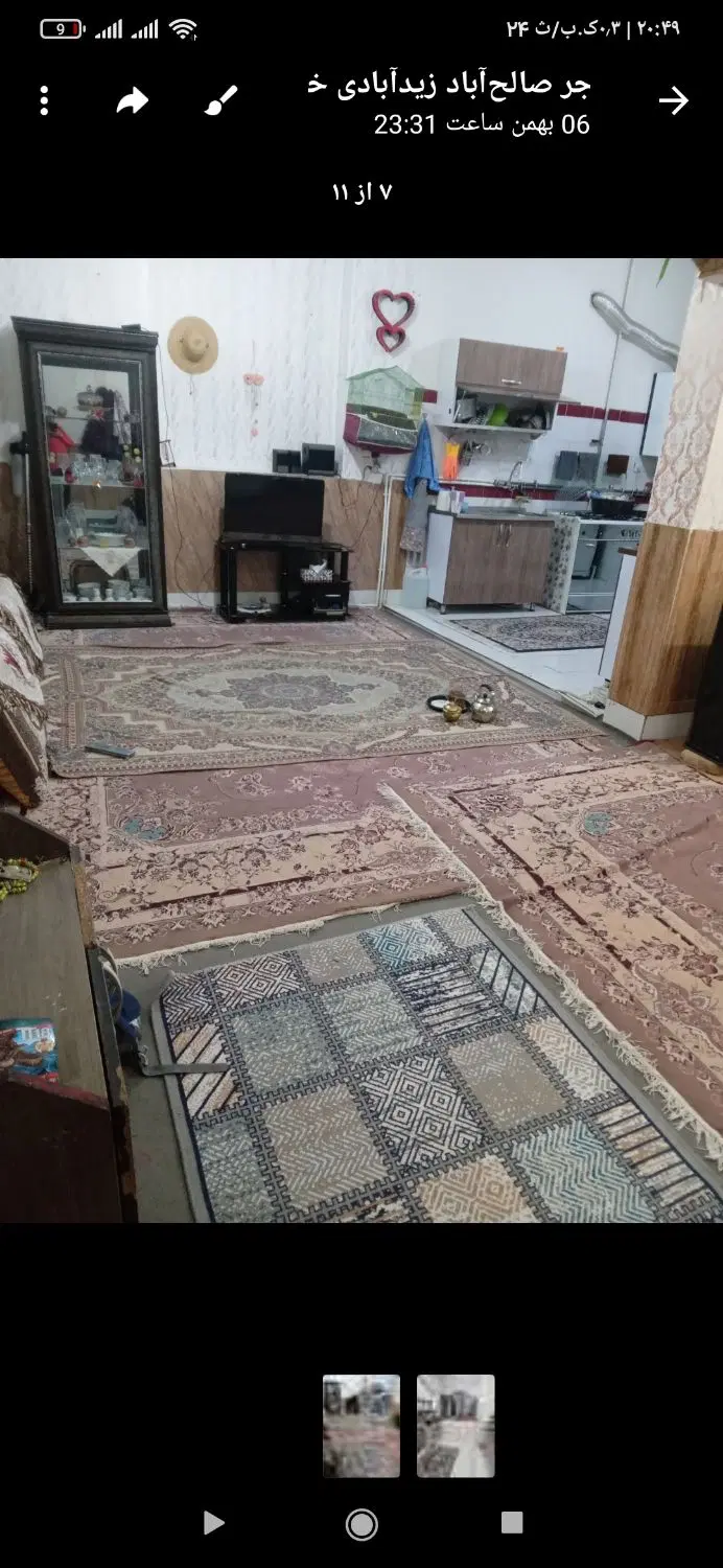 منزل دربستی باصفا در اولین کوچه صالح اباد
