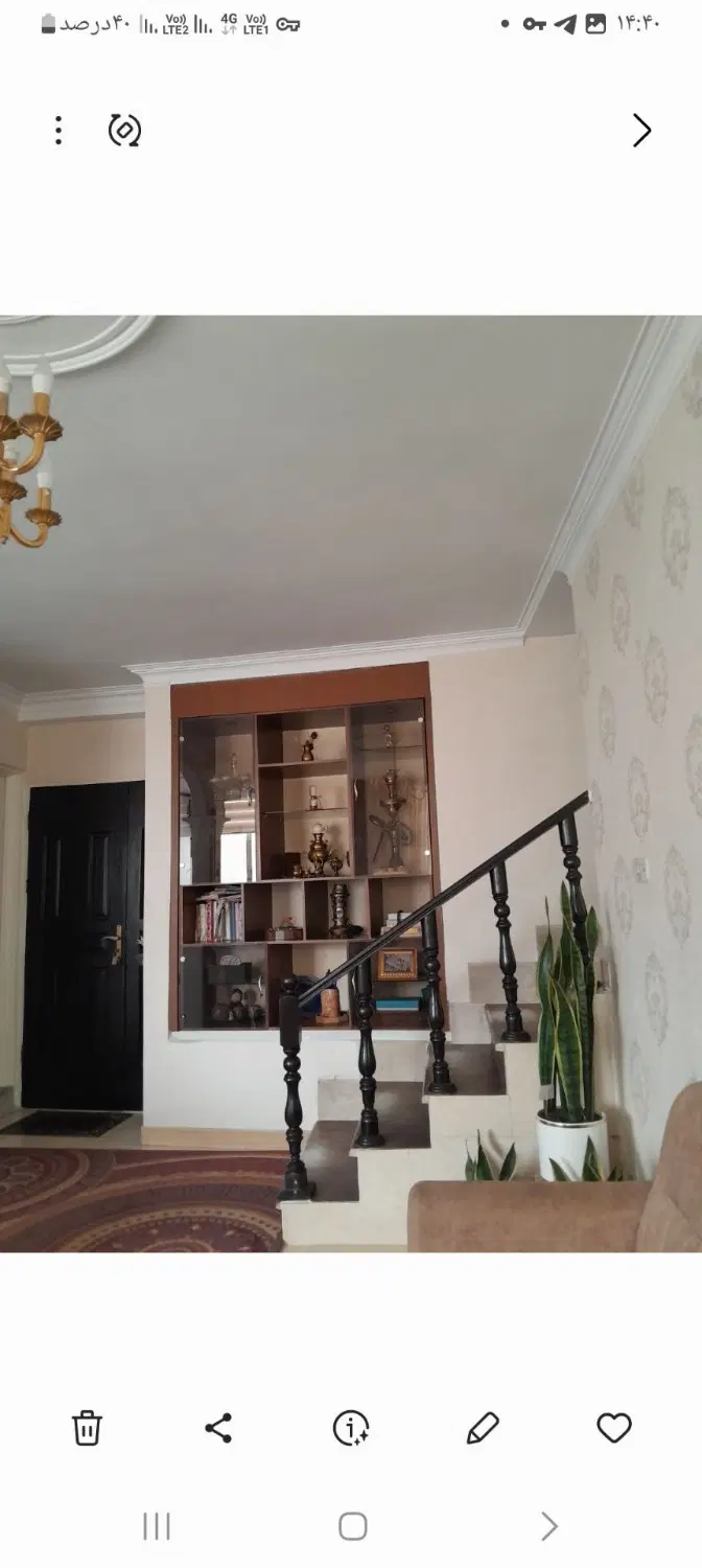 ۵۷ متر تک خواب با آسانسور و انباری