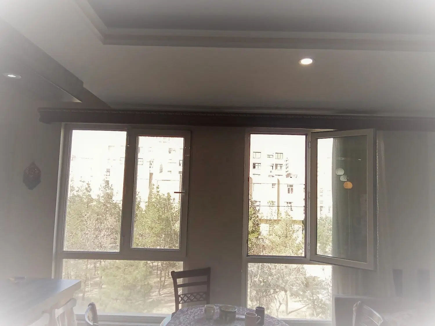 102 متر غرق در نور ویو ابدی فضای سبز