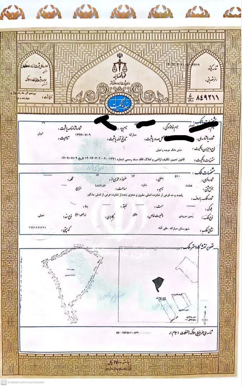 زمین سنددار