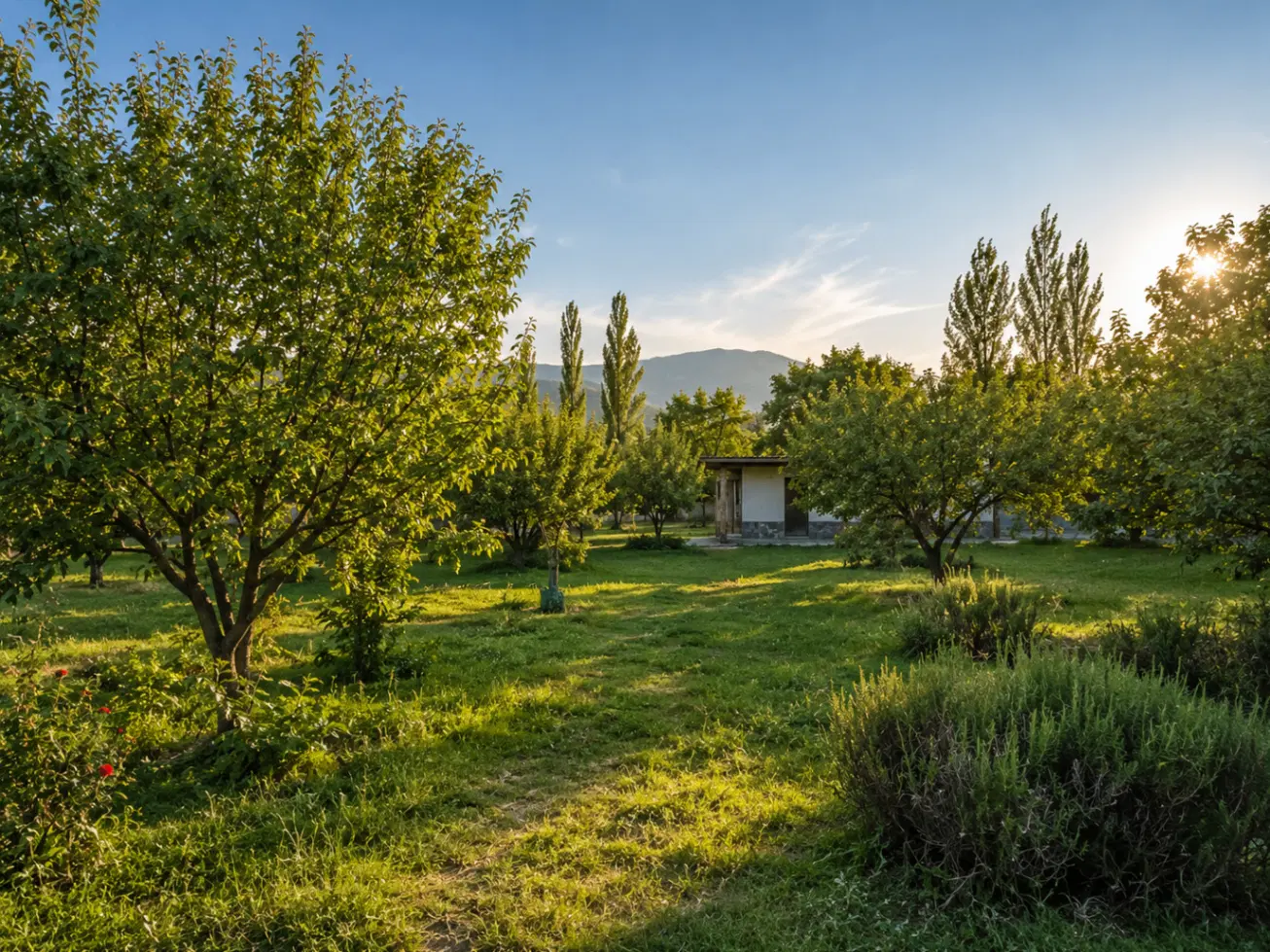 زمین ۱۵۵۰متری چهارباغ بوستان دارای بنا