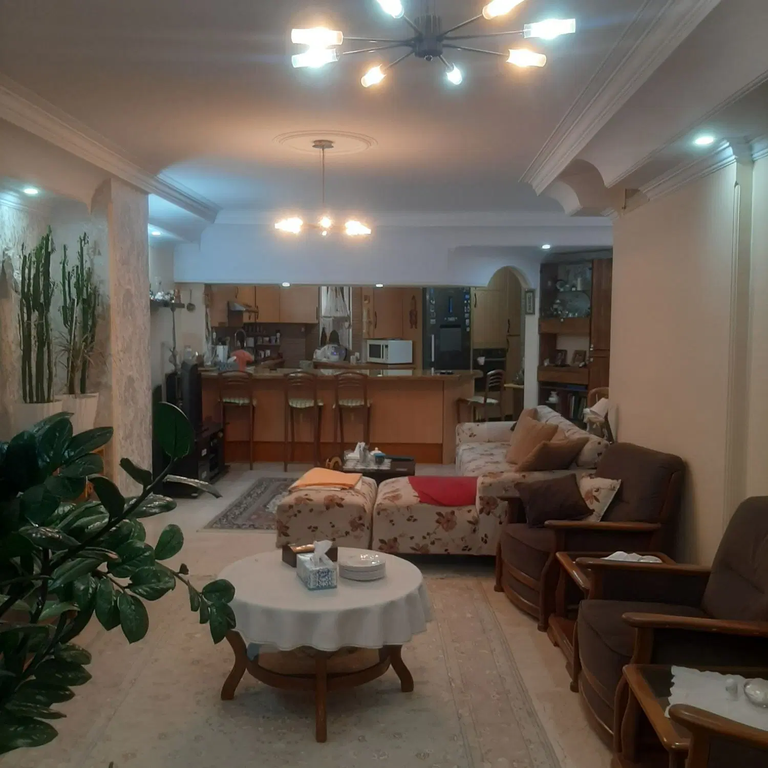 یوسف آباد ۱۳۲‌ متر ۳ خواب خوش نقشه