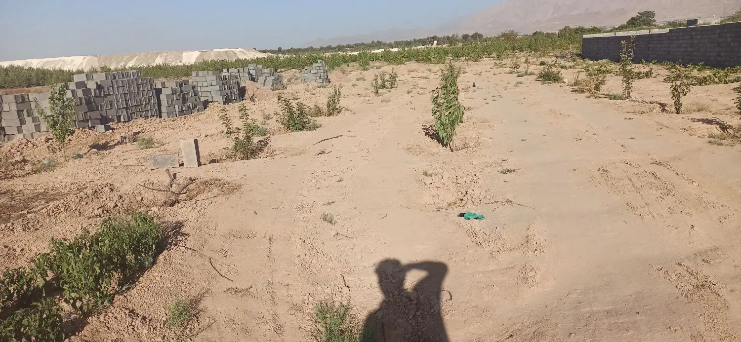 ۱۴۰۰ متر زمین باغی نزدیک اسفالت
