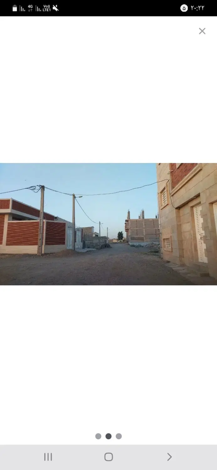 فروش یک قطعه زمین مسکونی ۳۰۰ متر