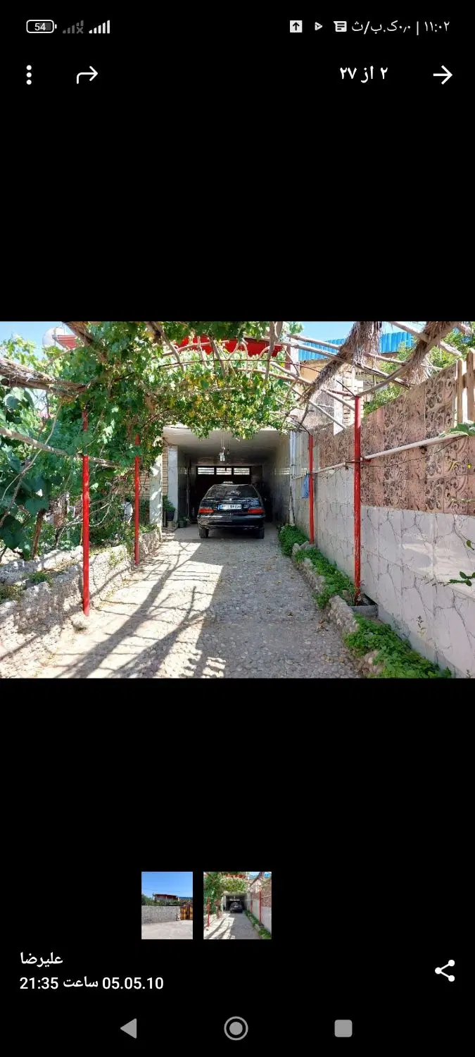 خانه ویلایی دوطبقه مانی جای خوش آب وهوا