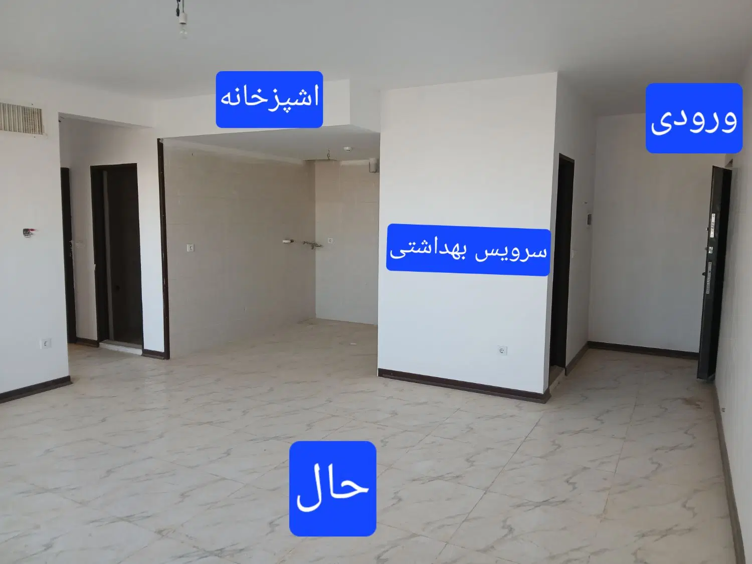 اپارتمان۹۰متری شاهدیه بلوارسعادت مسکن ملی مجتمع رز