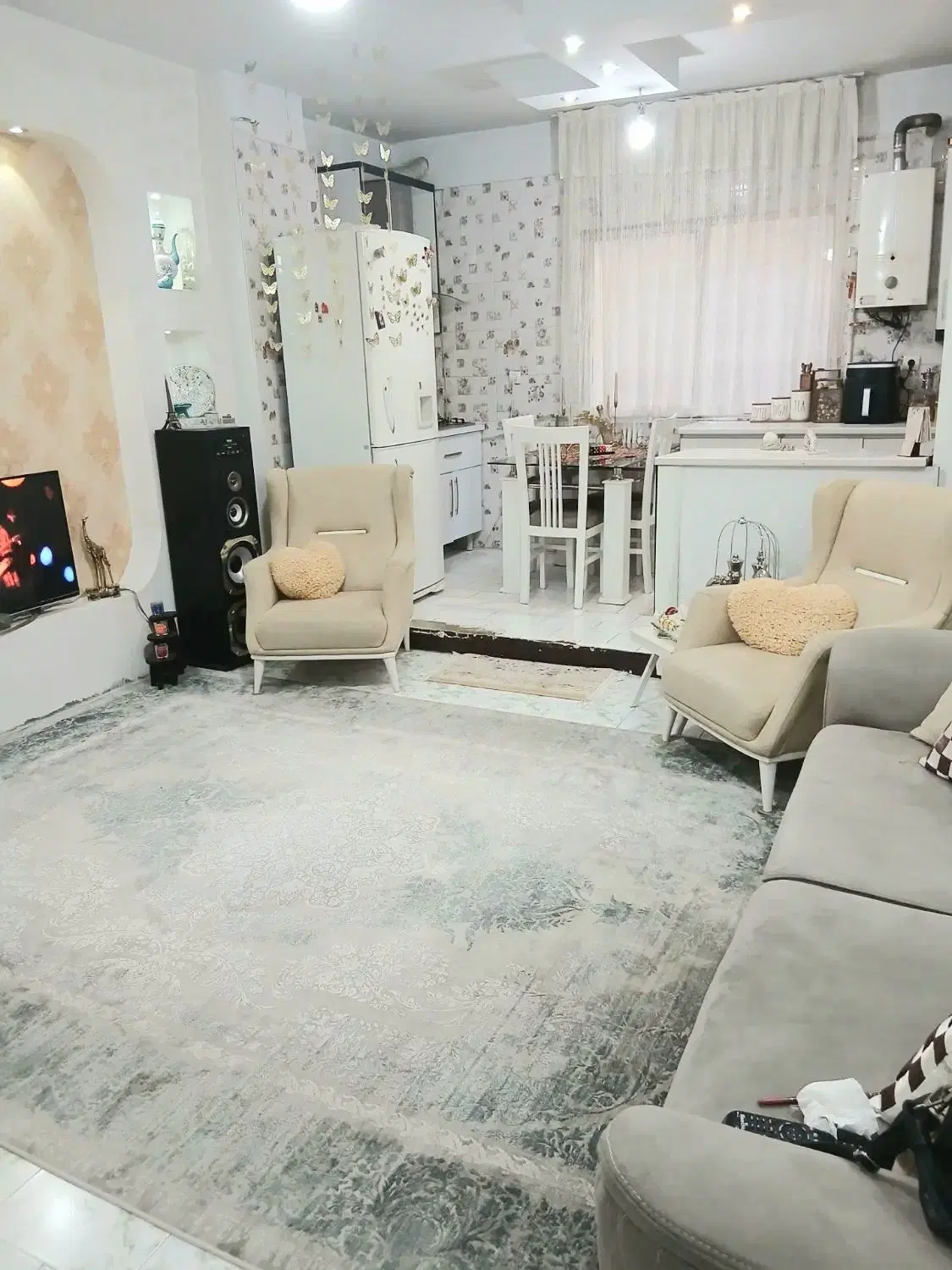 اجاره آپارتمان۷۷متری_۲خواب_طبقه اول_نورگیر خطی
