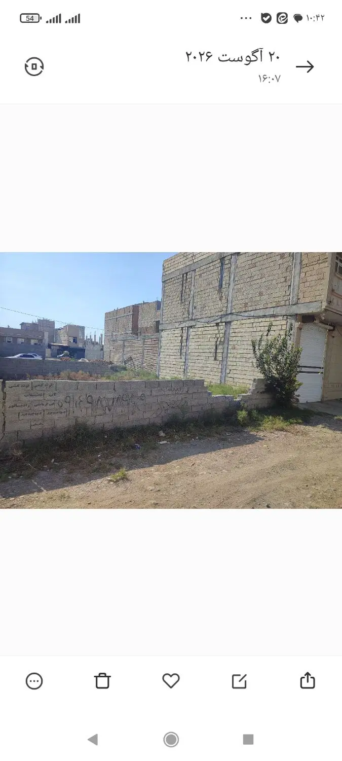 زمین مهدیزاده کوچه 6