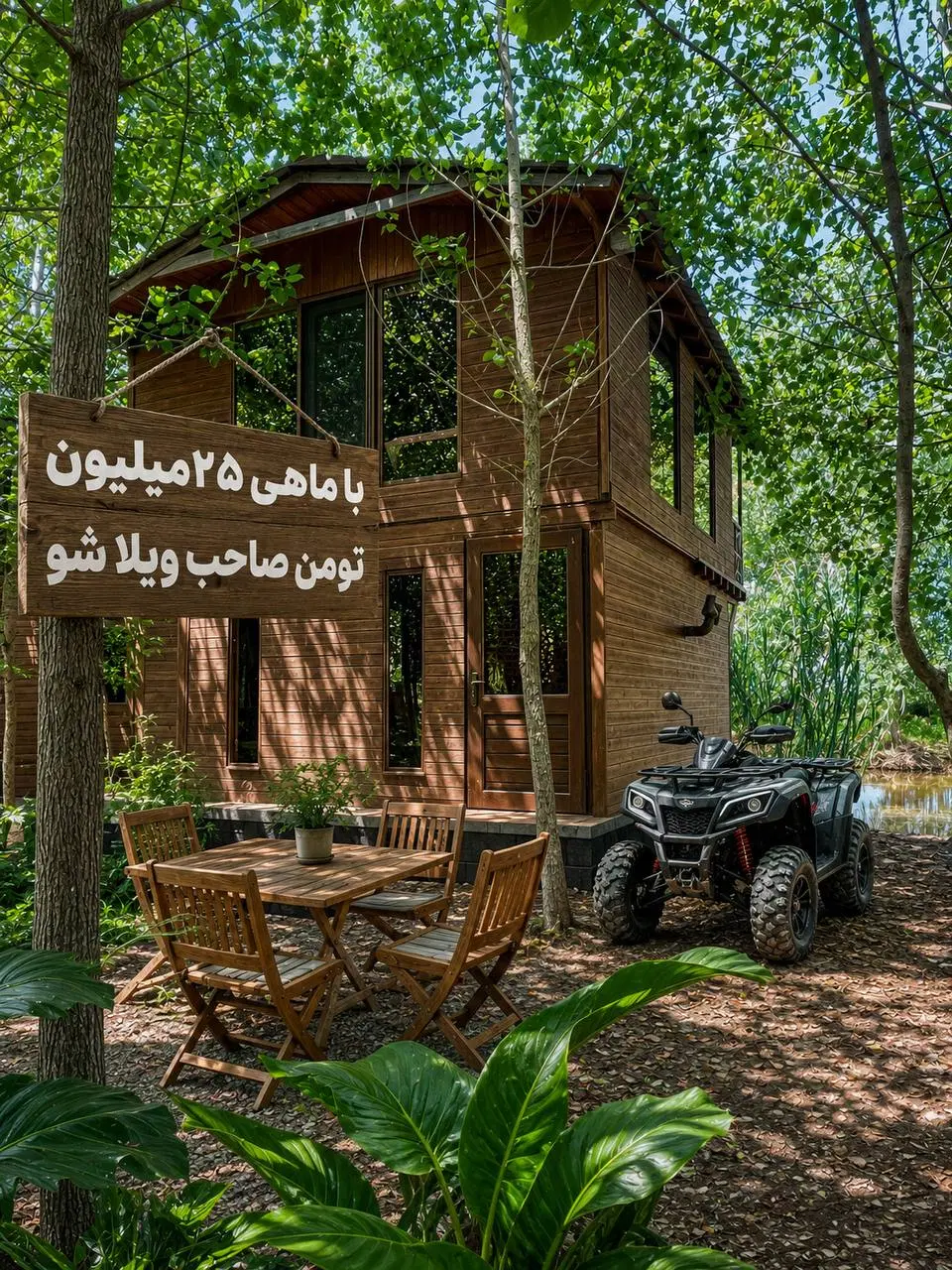 با مبلغ کم بیا صاحب ویلا شو