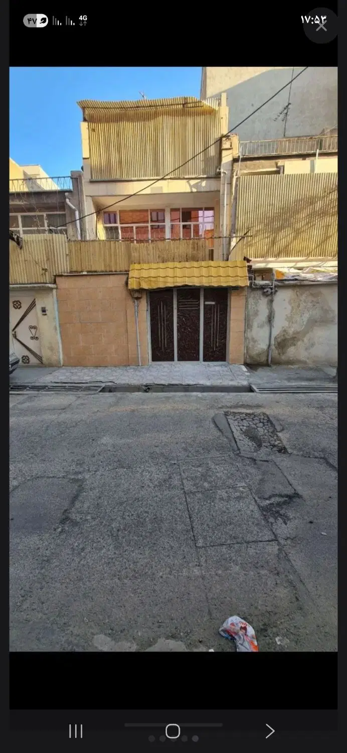 خانه کلنگی ۵۵متر  وسط پلاک