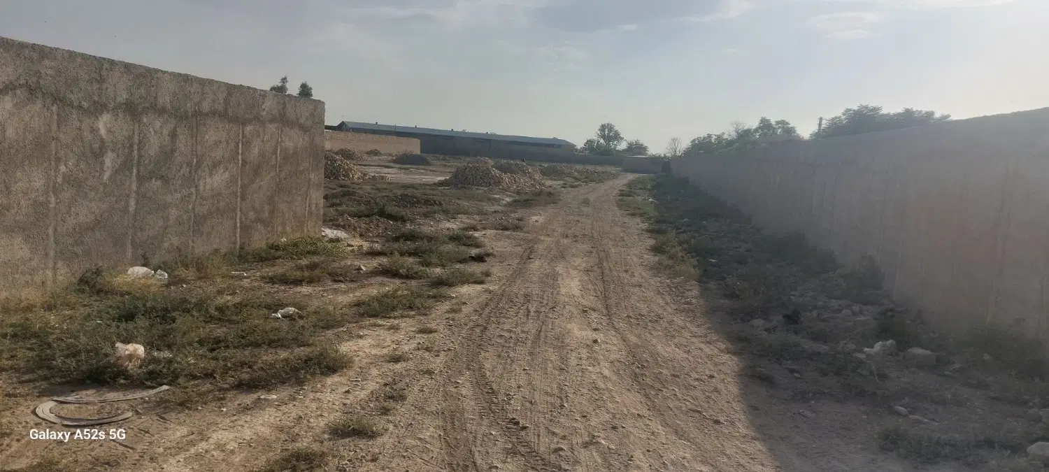 زمین برای کارگاه و باغچه