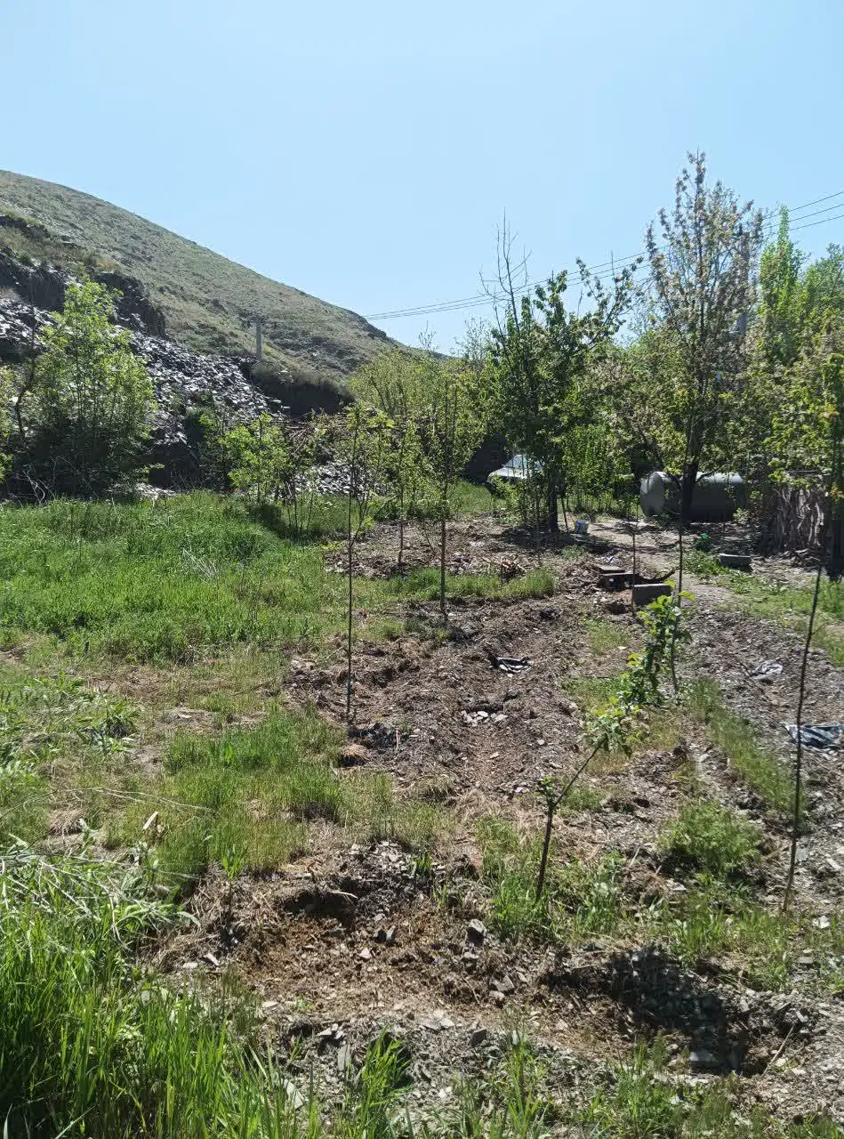 باغ به متراژ 750 متر پشت به کوه قابل ارتقا به2000م