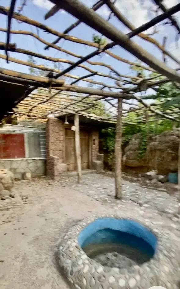 باغ گارماسه ۱۶۳۵ متر بر رودخانه با تبرئه ساخت
