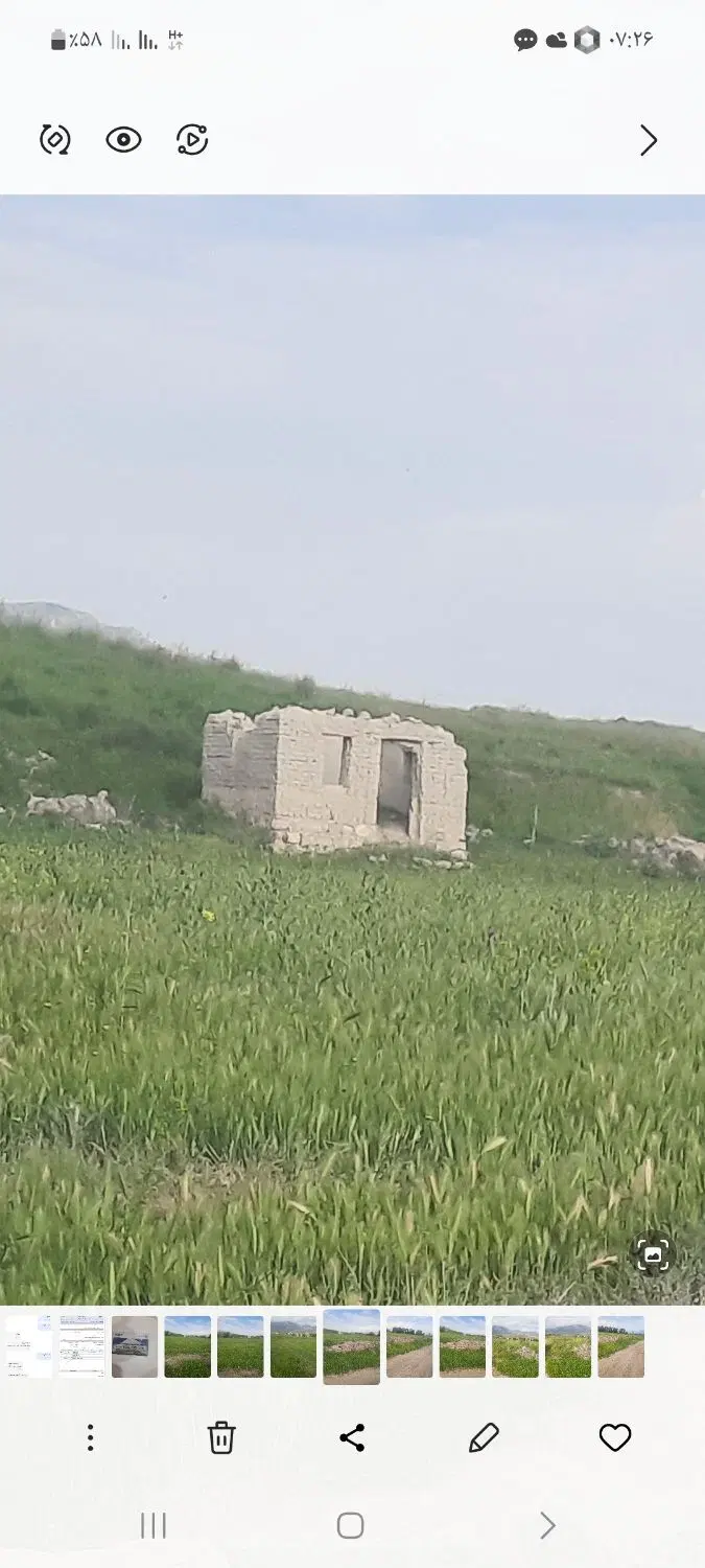 زمین در روستای سنگر نزدیک طرح