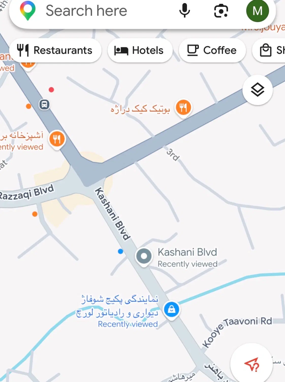 زمین مسکونی رامسر بلوار کاشانی ۵ طبقه