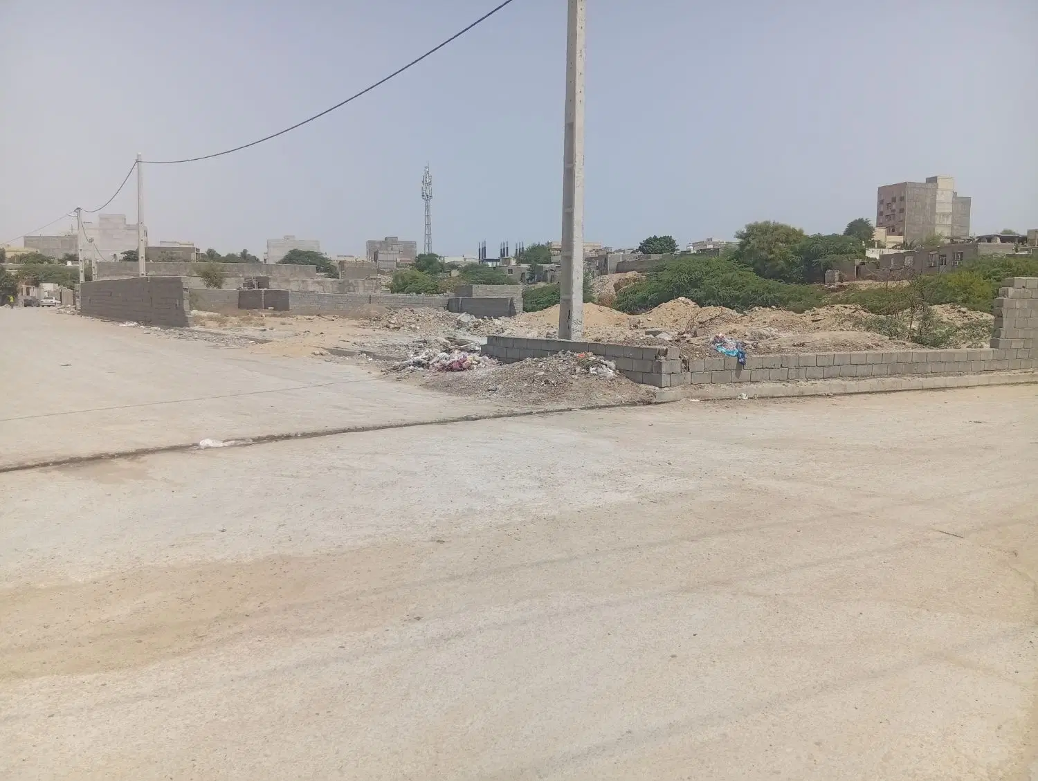 فروش زمین مسکونی سند دارضلع کمر بند ی شمالی