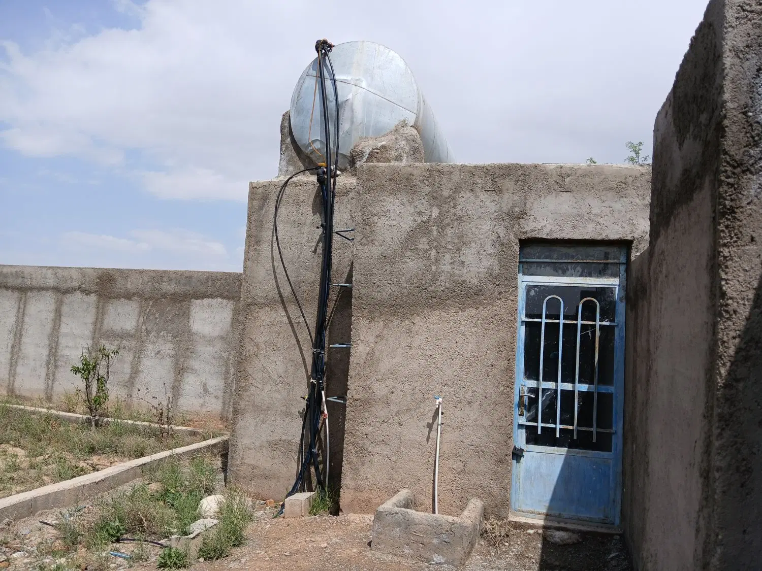 زمین دور دیوار باغی