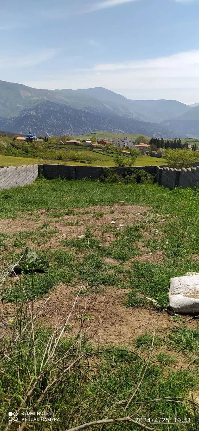 ۲۵۲متر زمین.چهاردیواری.نزدیک بافت روستای سنار