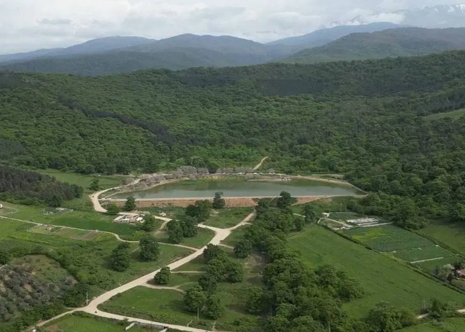 یک قطعه زمین 250 متری در روستای توشن