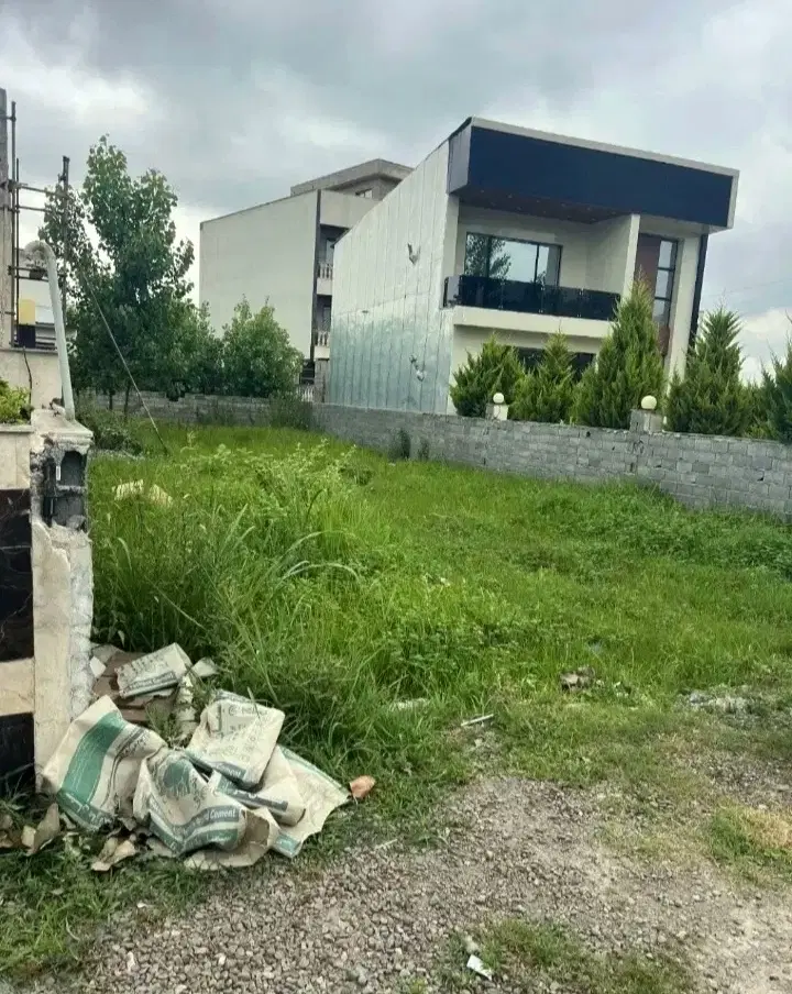 زمین300mبافت باسندتکبرگ%شهرک خوشنشین%اقساطی