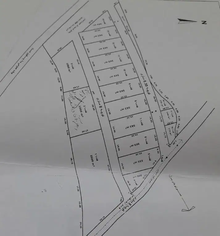 200مترزمین‌روبروی‌مسکن‌‌ملی‌پشت‌شرکت‌سایپا